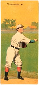 Edward V. Cicotte-John Thoney, Boston Red Sox, baseball card portrait LCCN2007683877
