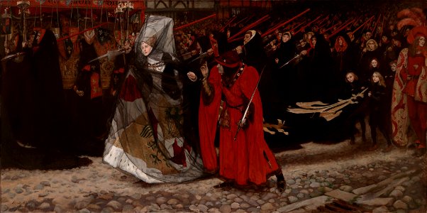 Edwin Austin Abbey - Richard, Duke of Gloucester, and the Lady Anne - 1937.2224 - Yale University Art Gallery