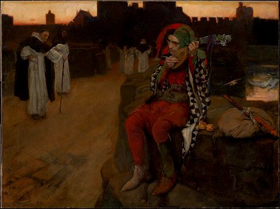 Edwin Austin Abbey - The Bridge - 2008.2 - Museum of Fine Arts