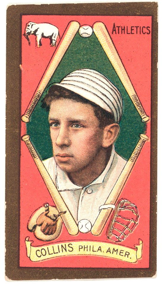 Edward T. Collins, Philadelphia Athletics, baseball card portrait LCCN2008677889