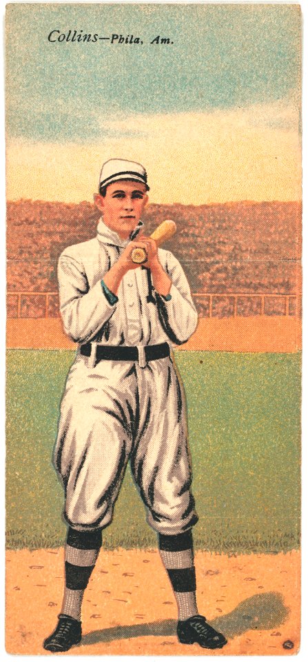 Edward T. Collins-Frank Baker, Philadelphia Athletics, baseball card portrait LCCN2007683890