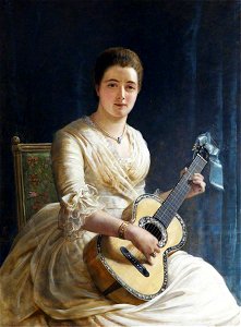 Edwin Long (1829-1891) - Mary Dickinson (1853–1921), Viscountess Clifden - 884933 - National Trust