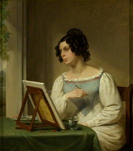 Edward Villiers Rippingille (1829) - Harriet Isaac (1810–1890) - Bristol Museum