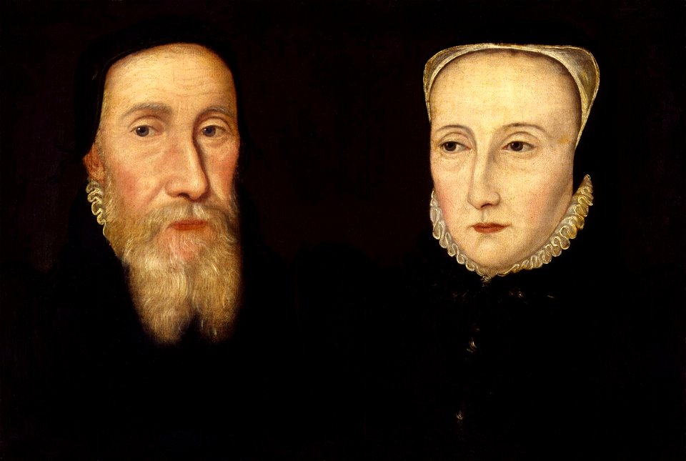 Edwin Sandys; Cicely Sandys (née Wilford) from NPG