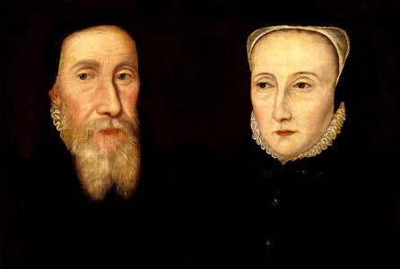 Edwin Sandys; Cicely Sandys (née Wilford) from NPG