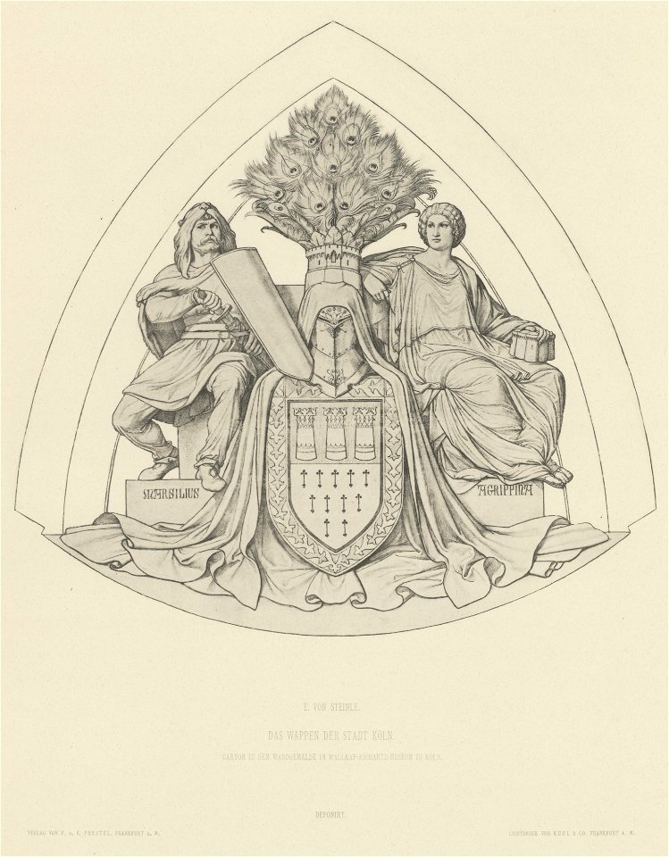 Edward von Steinle Das Wappen der Stadt Köln