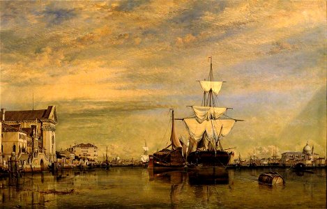 Edward William Cooke (1811-1880) - Canal of the Giudecca, Venice - N01780 - National Gallery