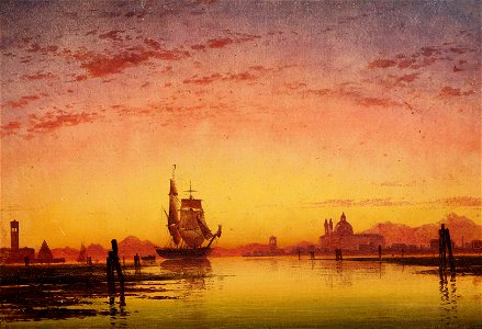Edward William Cooke - Venice, a November Evening in the Lagoon