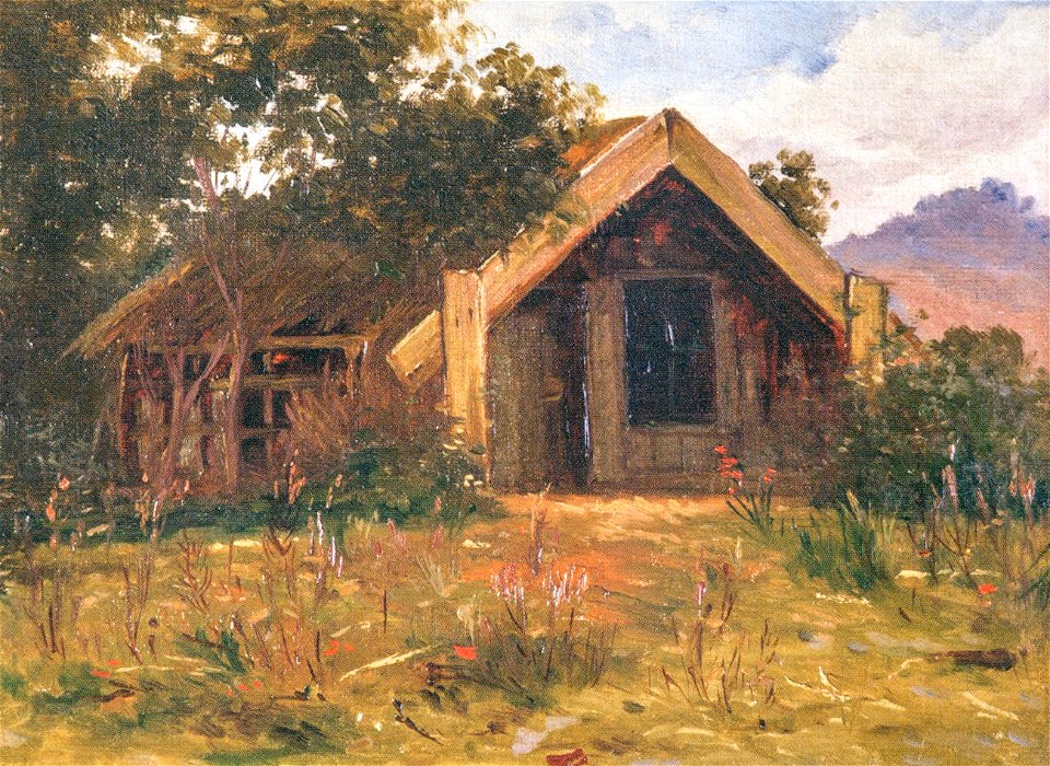 Edward William Payton - Deserted Whare near Rotorua