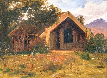 Edward William Payton - Deserted Whare near Rotorua