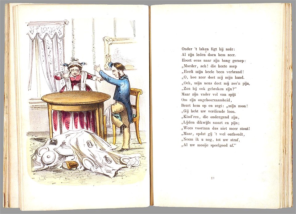 Een aardig prentenboek met leerzame vertellingen naar het beroemde Hoogduitsche kinderwerk Der Struwwelpeter - PPN 124486932 - Image 18
