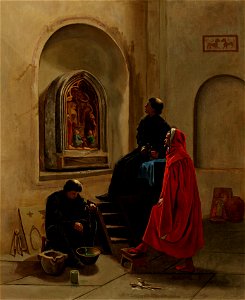 Edwin Howland Blashfield - The Artist Paints the Church - 81.794 - Indianapolis Museum of Art