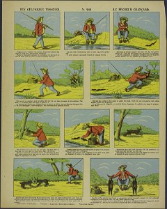 Een gelukkige visscher-Catchpenny print-Borms 0336