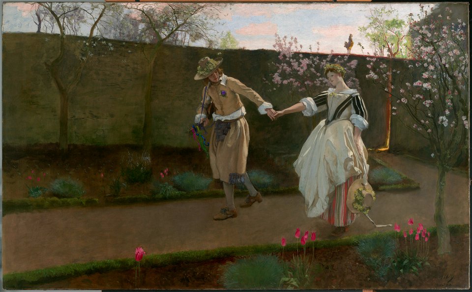 Edwin Austin Abbey - May Day Morning - 1937.2730 - Yale University Art Gallery