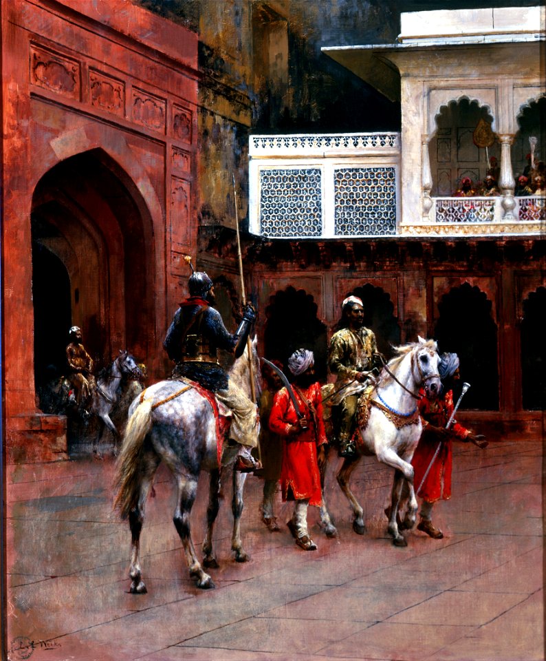 Edwin Lord Weeks - Indian Prince, Palace of Agra - Google Art Project