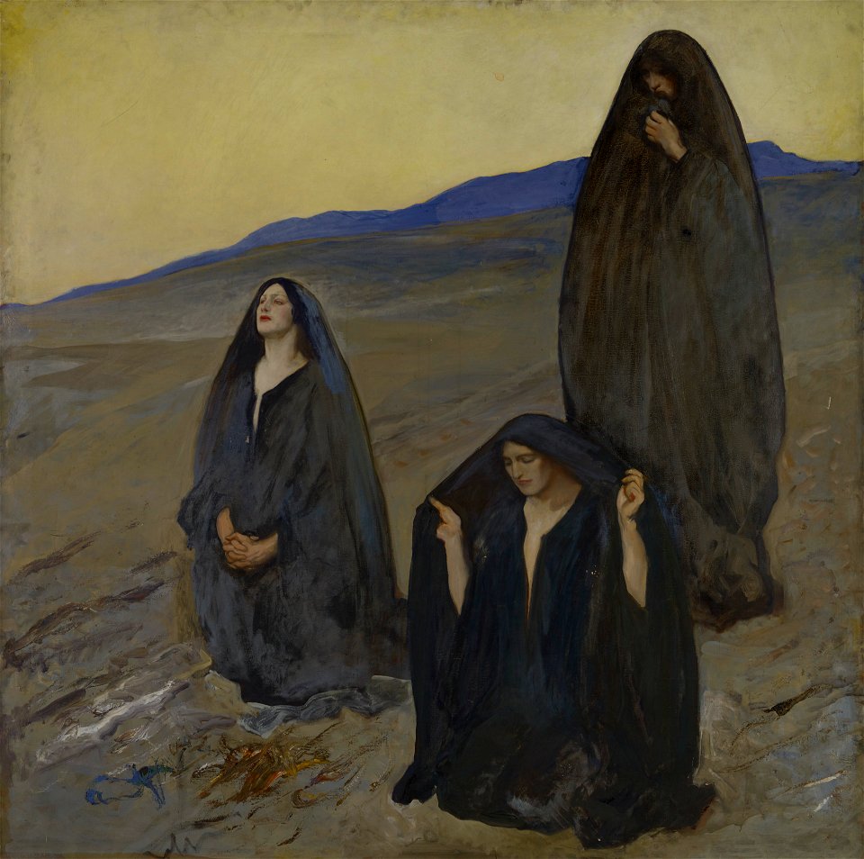 Edwin Austin Abbey - The Three Mary - 1937.2481 - Yale University Art Gallery