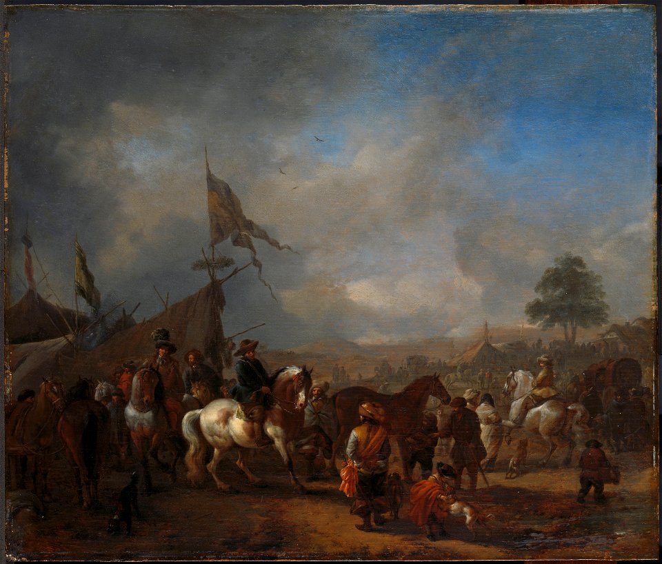 Een legerkamp Rijksmuseum SK-C-272