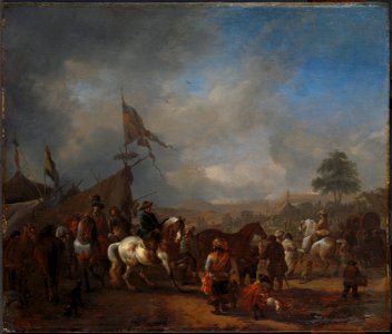 Een legerkamp Rijksmuseum SK-C-272