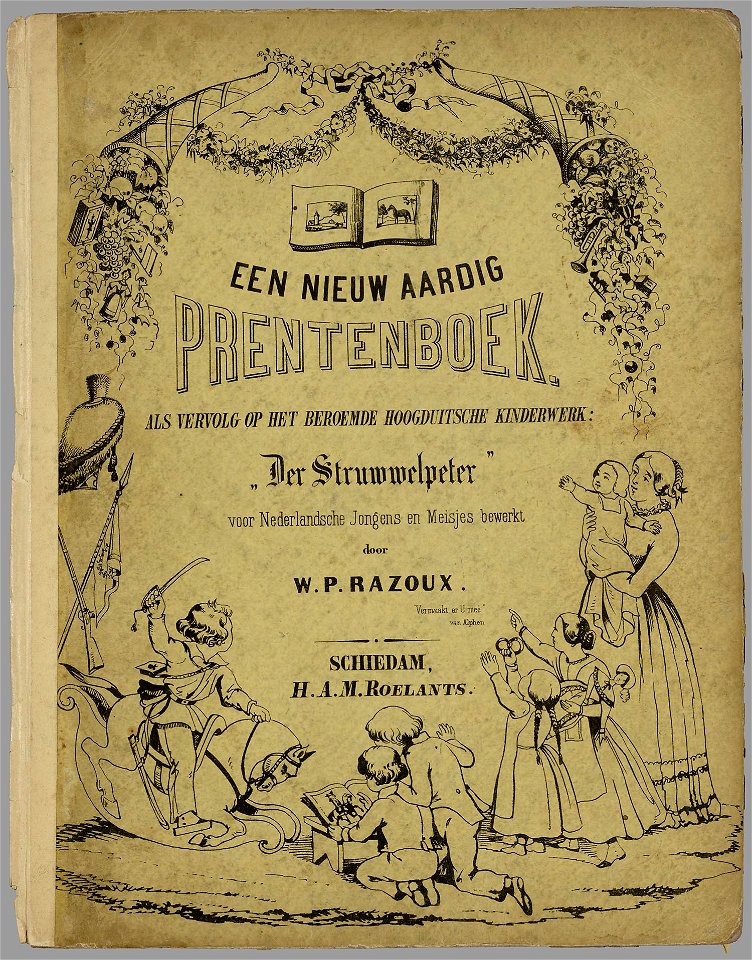 Een nieuw aardig prentenboek - als vervolg op het beroemde kinderwerk Der Struwwelpeter - PPN 851942520 - Image 1