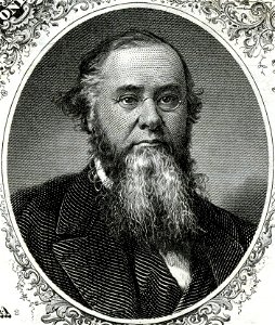 Edwin McMasters Stanton (Engraved Portrait). Free illustration for personal and commercial use.