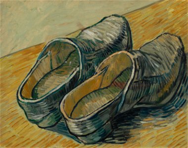 Een paar leren klompen - s0120V1962 - Van Gogh Museum