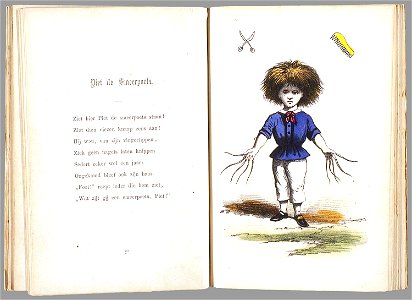 Een aardig prentenboek met leerzame vertellingen naar het beroemde Hoogduitsche kinderwerk Der Struwwelpeter - PPN 124486932 - Image 19