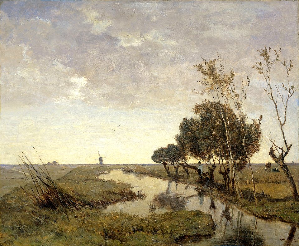 Een wetering bij Abcoude Rijksmuseum SK-A-2290