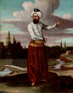 Een Tchavouch, een boodschapper van de sultan Rijksmuseum SK-A-2029