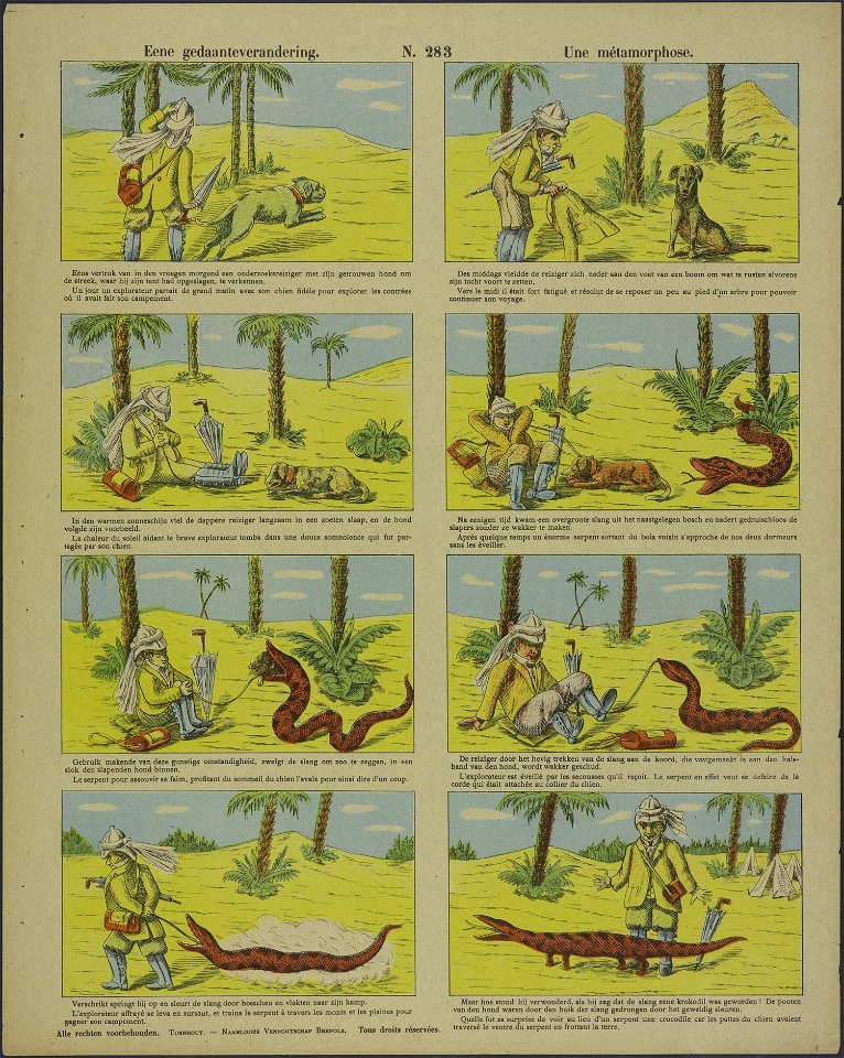 Eene gedaanteverandering-Catchpenny print-Borms 0337