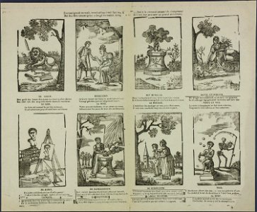 Eentoonigheid verveelt, verwisseling streelt het oog-Catchpenny print-Borms 0576