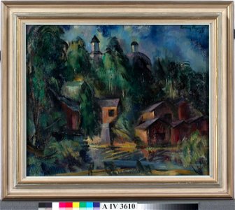 Eemu Myntti - A View from Saarijärvi - A IV 3610 - Finnish National Gallery