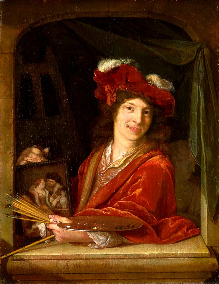 Een jonge schilder Rijksmuseum SK-A-1715