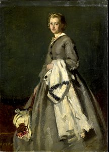 Een jonge vrouw. Rijksmuseum SK-A-1730
