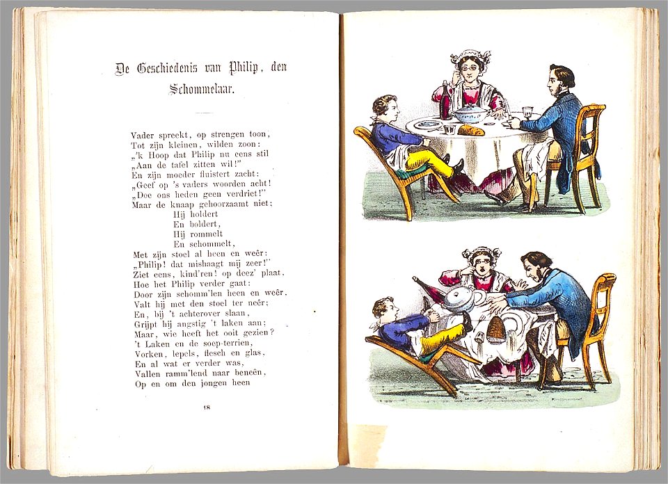 Een aardig prentenboek met leerzame vertellingen naar het beroemde Hoogduitsche kinderwerk Der Struwwelpeter - PPN 124486932 - Image 17