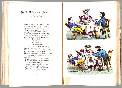 Een aardig prentenboek met leerzame vertellingen naar het beroemde Hoogduitsche kinderwerk Der Struwwelpeter - PPN 124486932 - Image 17