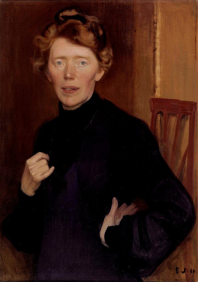 Eero Järnefelt - Portrait of Tekla Hultin