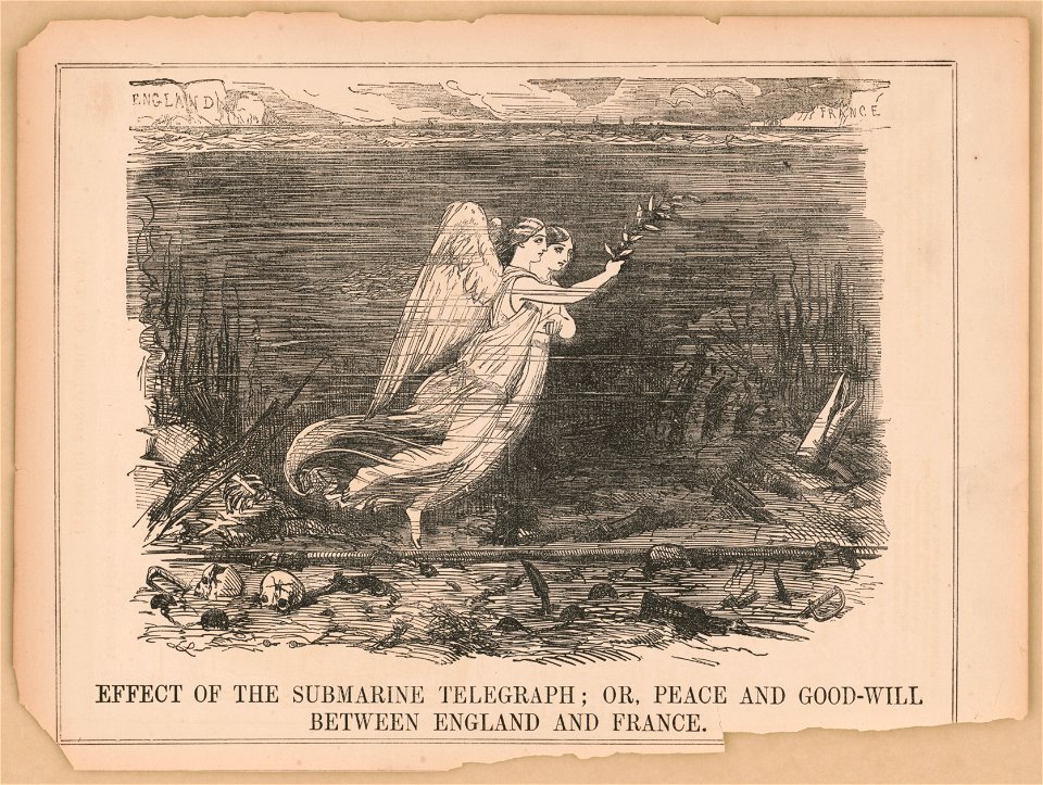 Effect of the submarine telegraph; or peace and good-will between England and France LCCN2016649188