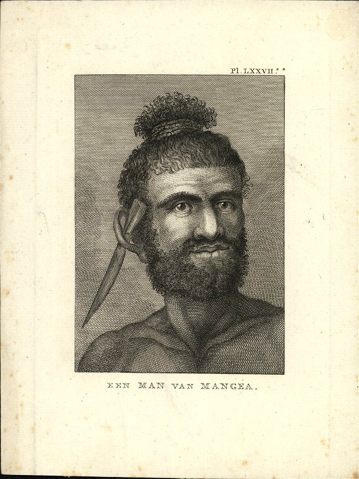 Een man van Mangea, objectnr A 58254