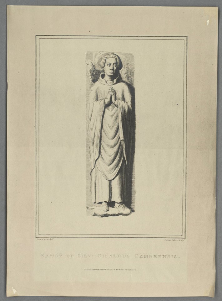 Effigy of Silv - Giraldus Cambrensis (5236530)