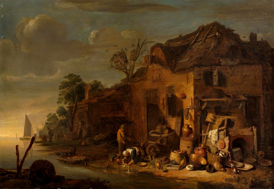 Egbert van der Poel - Bauernwirtschaft - GG 579 - Kunsthistorisches Museum