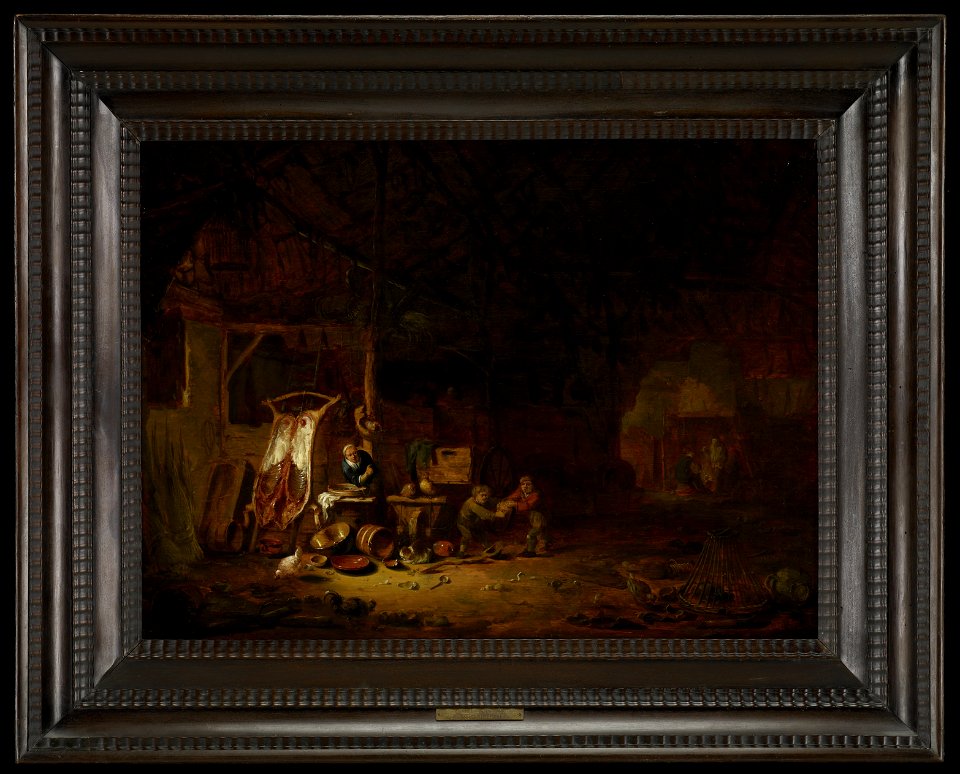 Egbert van der Poel - Interior of a Barn - 66.46 - Minneapolis Institute of Arts