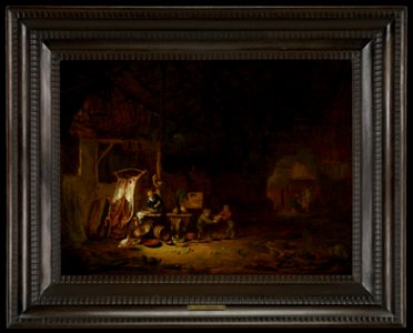 Egbert van der Poel - Interior of a Barn - 66.46 - Minneapolis Institute of Arts