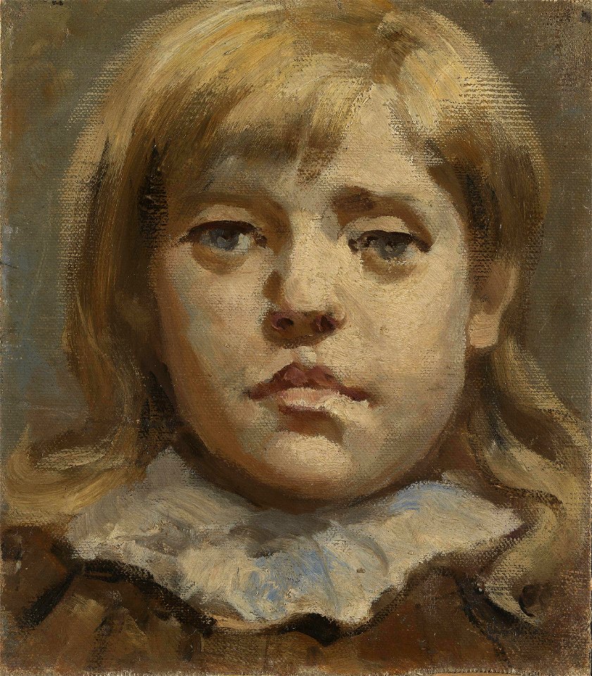 Halfdan Egedius - Portrait of Johanna, the Artist's Sister - NG.M.02553 - National Museum of Art, Architecture and Design
