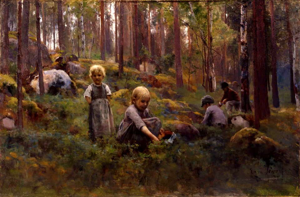 Eero Järnefelt - Berry Pickers