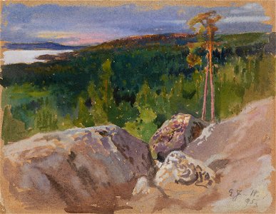 Eero Järnefelt - Harjoitelma Kolilta - A III 2640 - Finnish National Gallery
