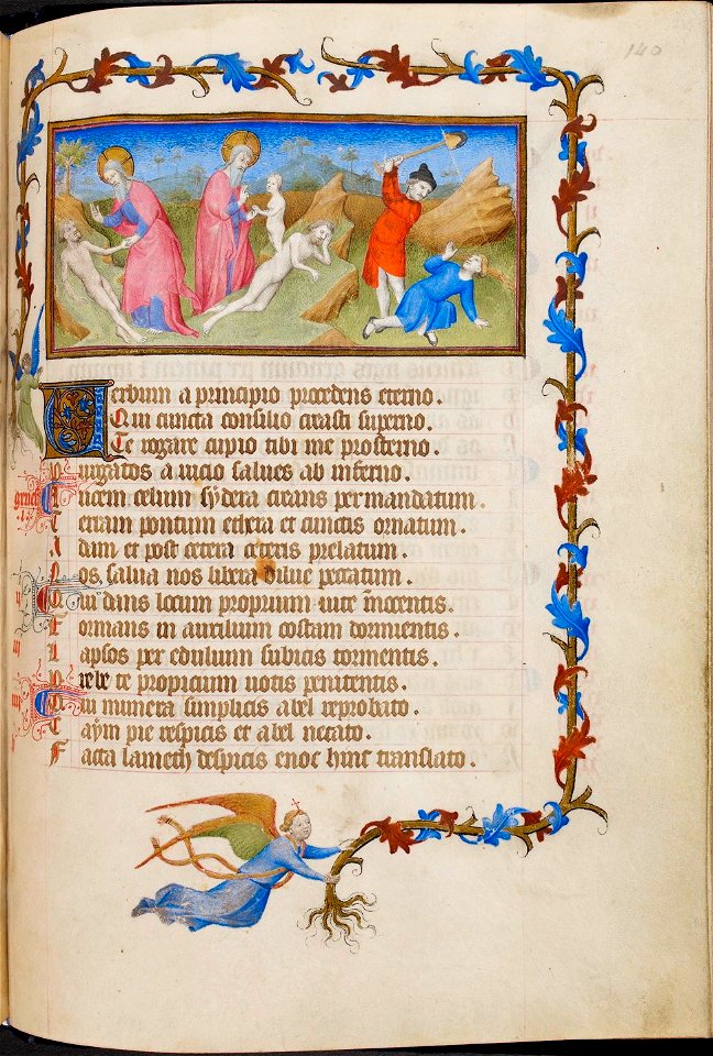 Egerton hours - Scènes de la Genèse - BL Eg1070 f140