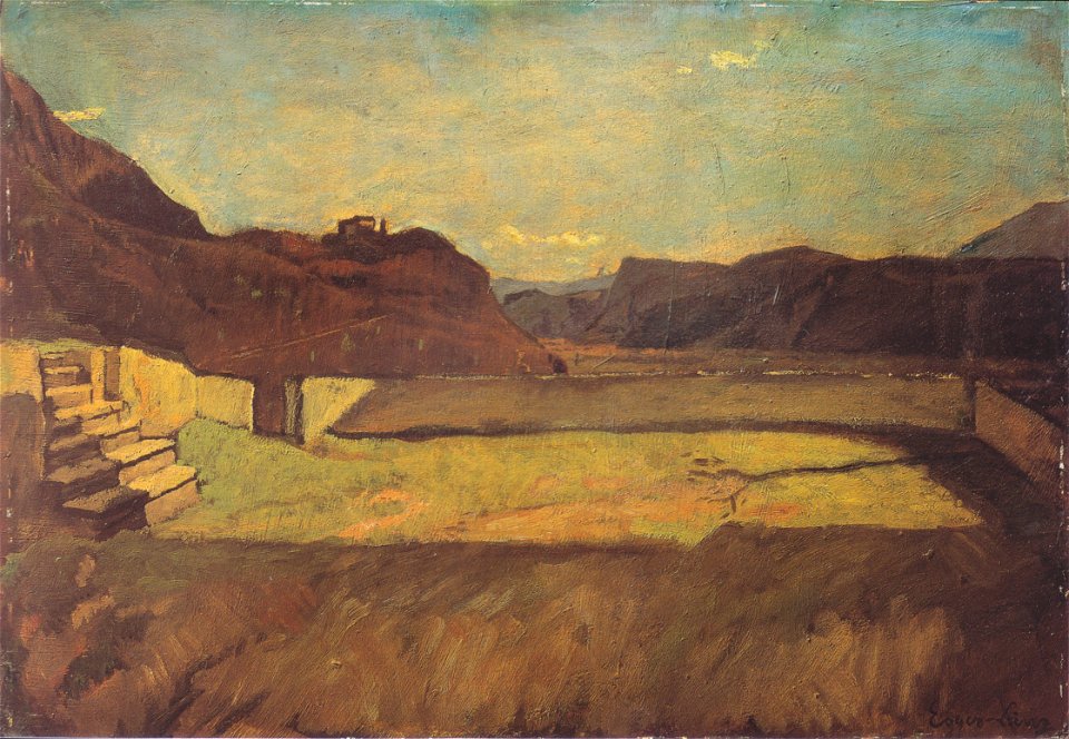 Egger-Lienz - Am Kalvarienberg bei Bozen - 1921-22
