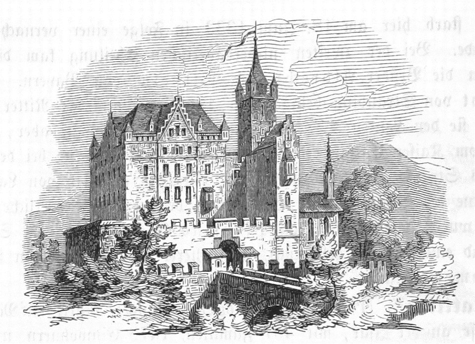 Egg Schloss Illustration Stumpf 1852