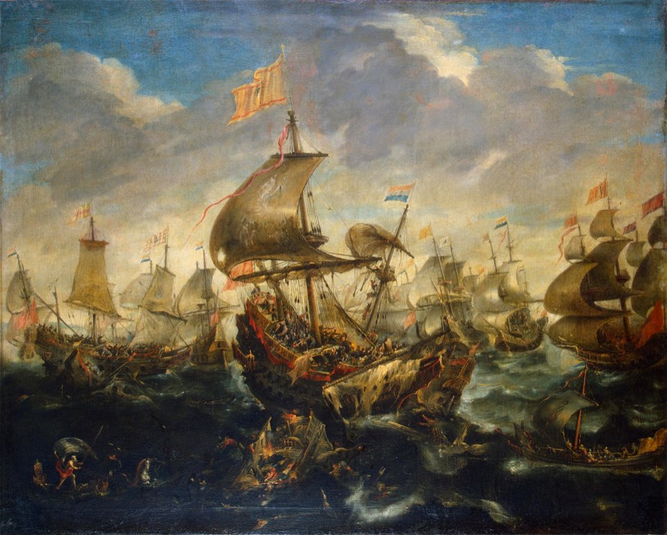 Andries van Eertvelt - Sea Battle - WGA7474