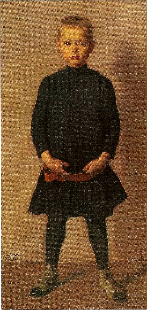Egger-Lienz - Des Künstlers Sohn Fred - 1908